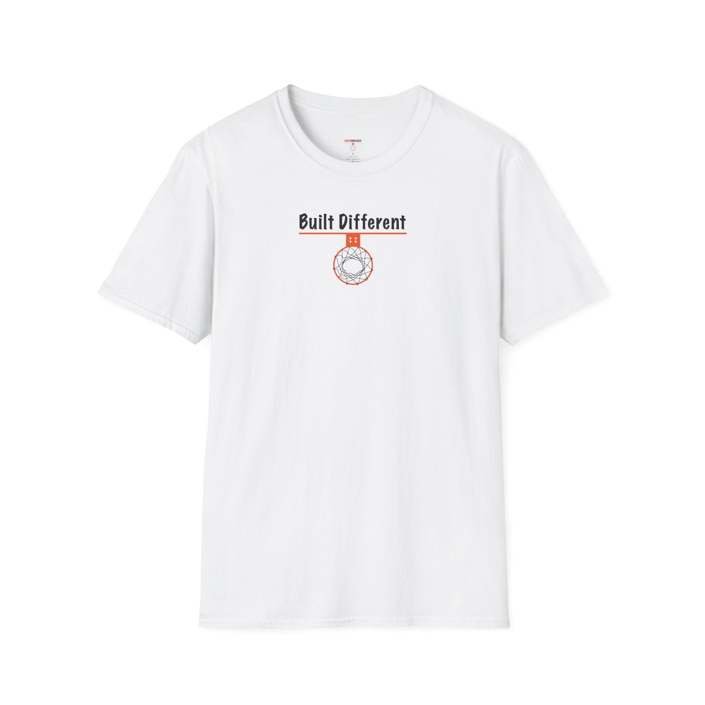 Built Different Unisex Softstyle T-Shirt - Hoop Conscious