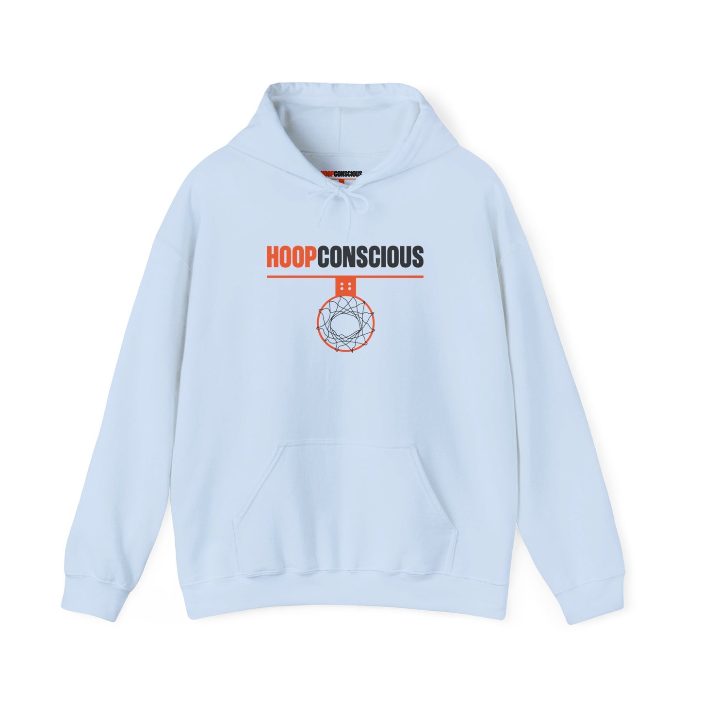 Cozy Unisex Basketball Hoodie for Game Day, Light Blue Color - Hoop Conscious