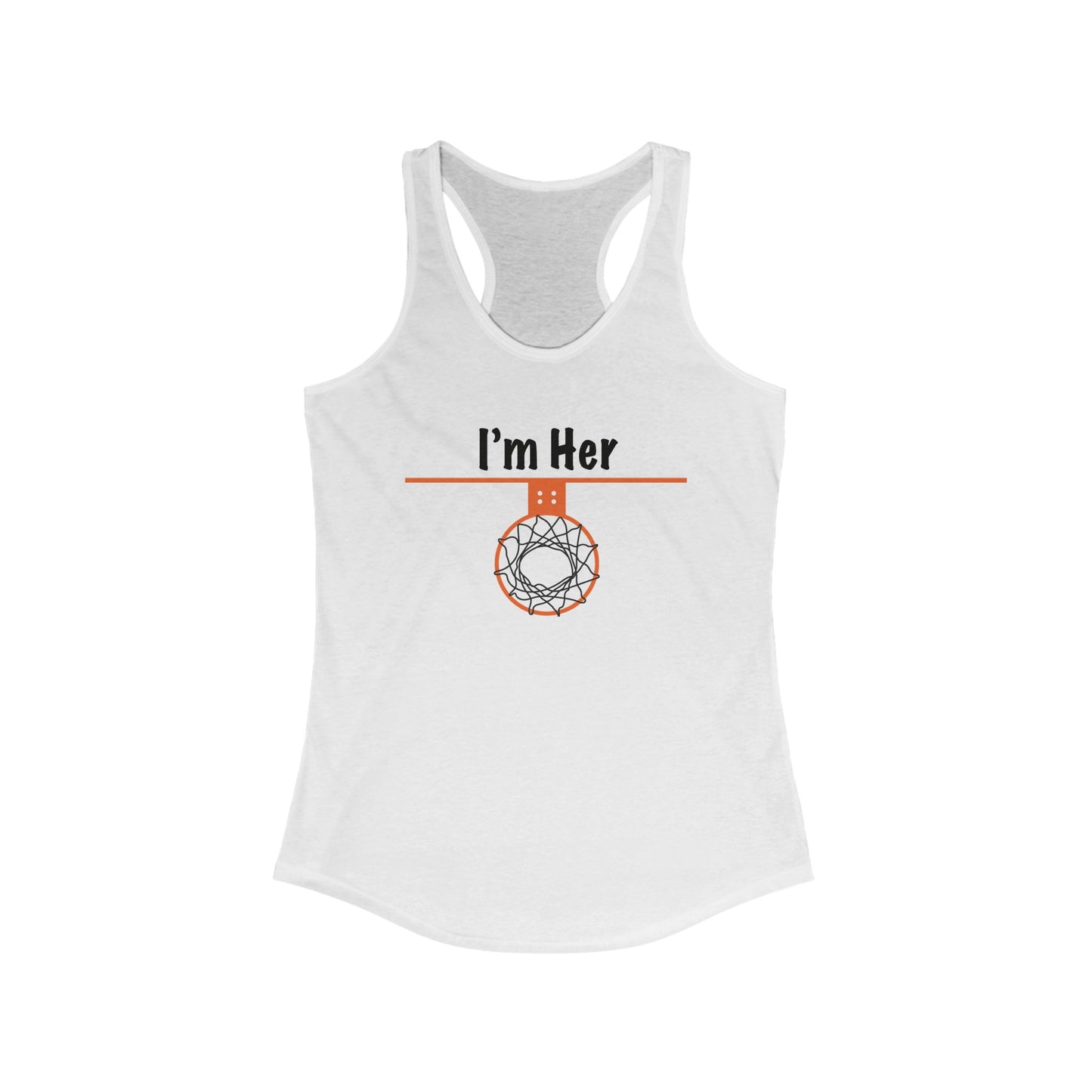 Women's I'm Her Racerback Tank - Hoop Conscious