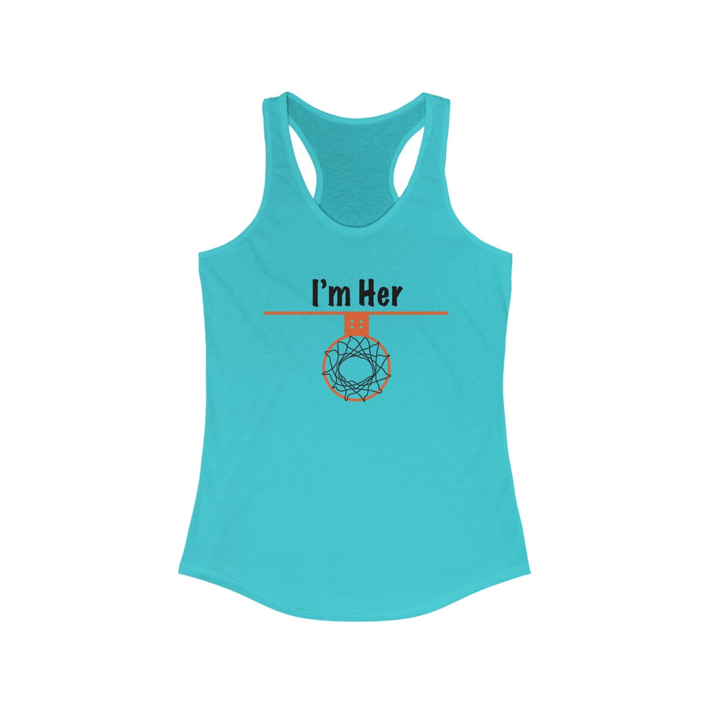 Women's I'm Her Racerback Tank - Hoop Conscious