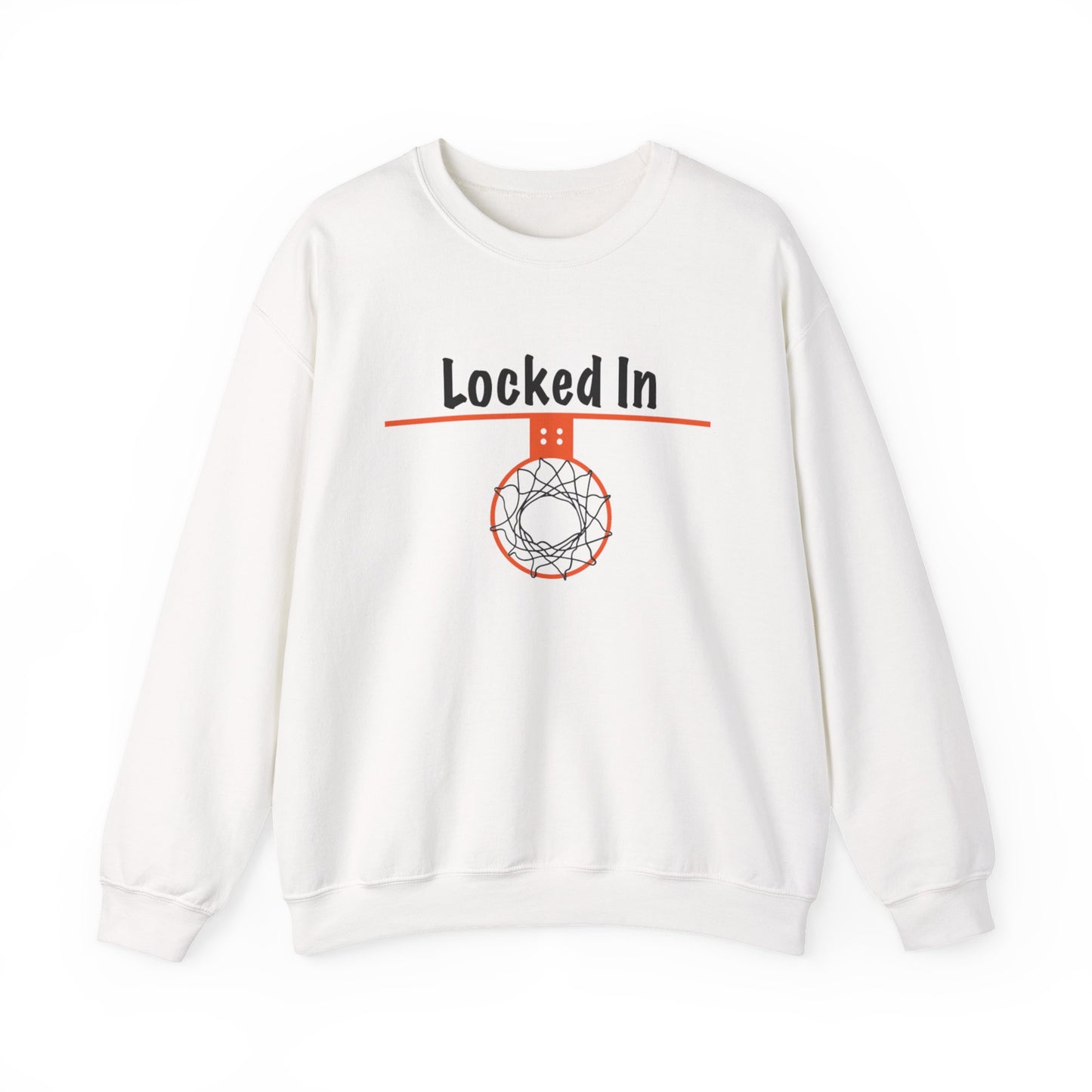 Comfy Locked In Basketball Crewneck Sweatshirt - Hoop Conscious