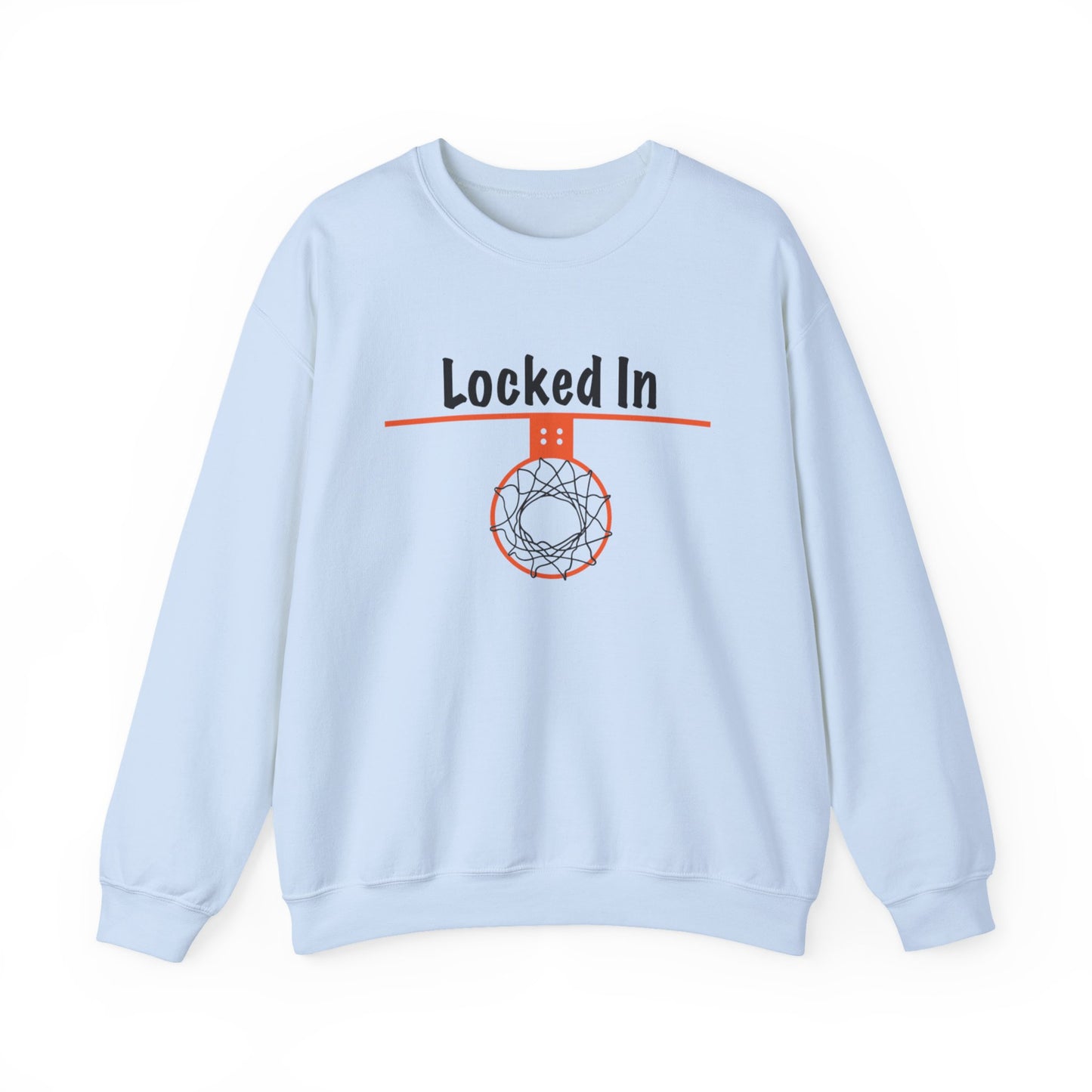 Comfy Locked In Basketball Crewneck Sweatshirt - Hoop Conscious