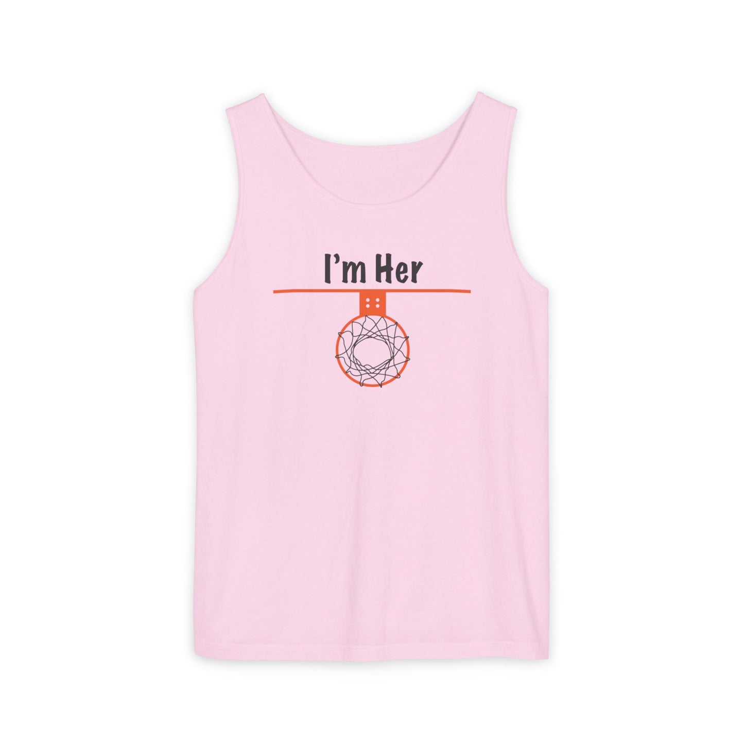 Comfy I'm Her Unisex Basketball-Themed Tank Top - Hoop Conscious