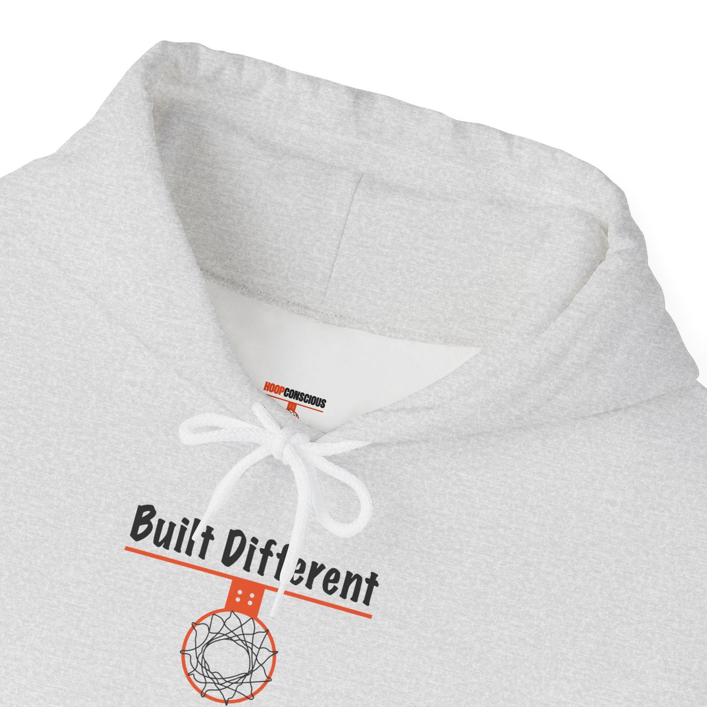Comfy Built Different Hoodie - Hoop Conscious