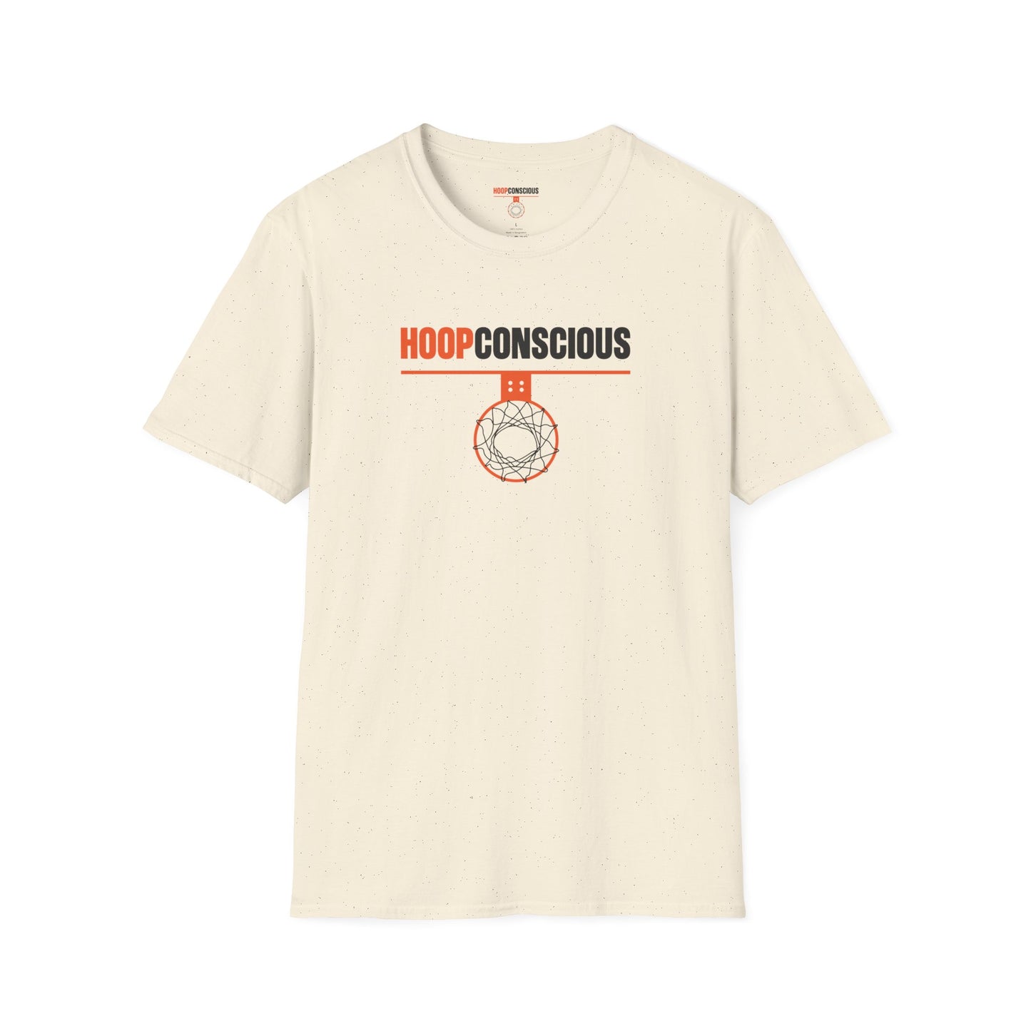 Basketball Enthusiast Unisex T-Shirt Natural Color - Hoop Conscious