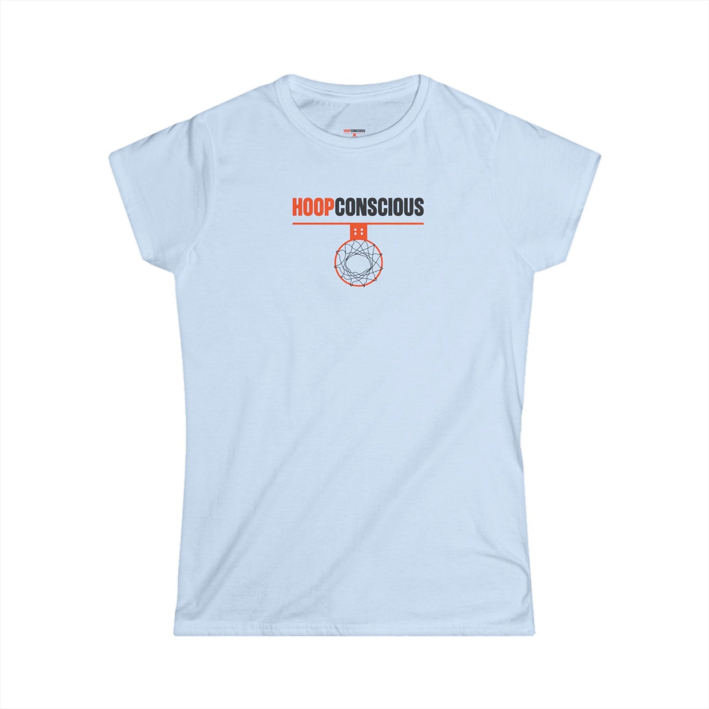 Comfy Hoop Conscious Basketball Inspired Women's Softstyle Tee - Hoop Conscious
