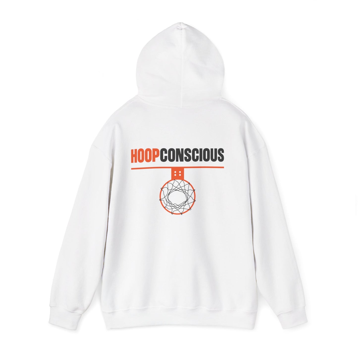 Comfy Hoop Conscious Basketball Vibes Hoodie Back Style - Hoop Conscious
