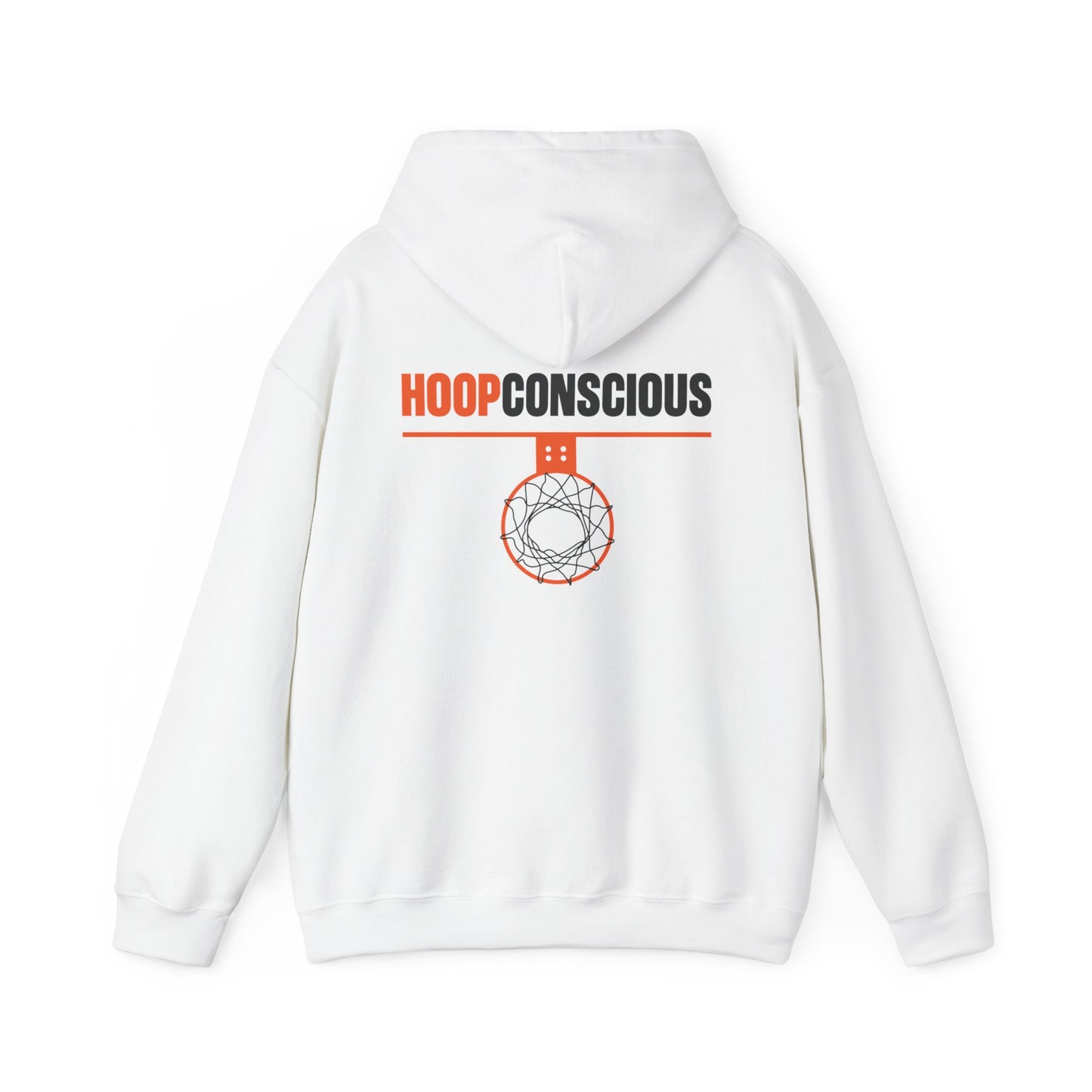 Comfy Hoop Conscious Basketball Vibes Hoodie Back Style - Hoop Conscious
