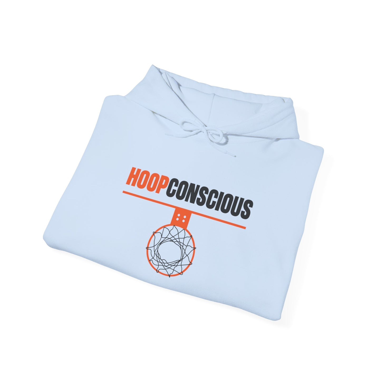 Cozy Unisex Basketball Hoodie for Game Day, Light Blue Color - Hoop Conscious