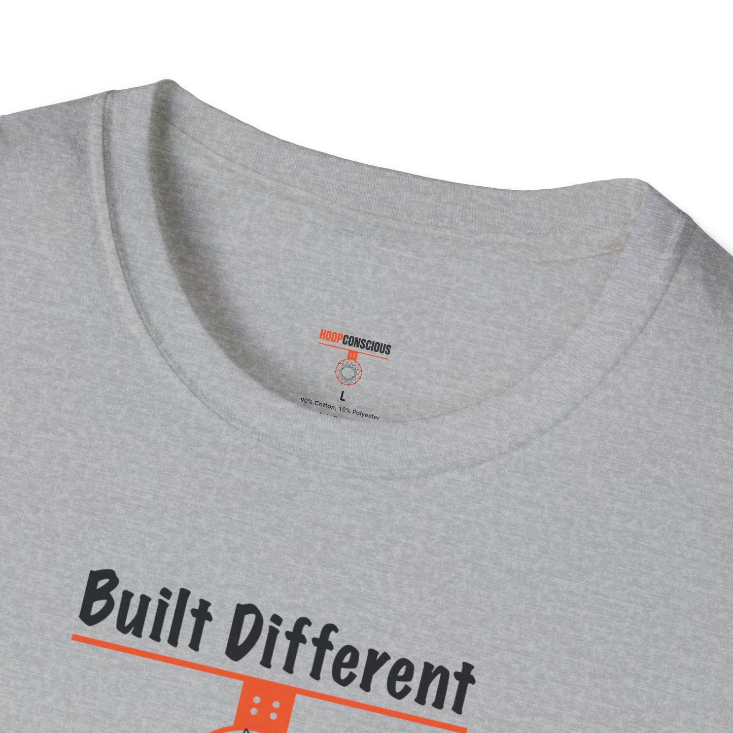 Built Different Unisex Softstyle T-Shirt - Hoop Conscious