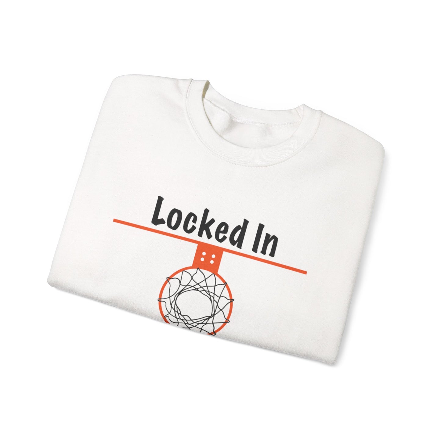 Comfy Locked In Basketball Crewneck Sweatshirt - Hoop Conscious