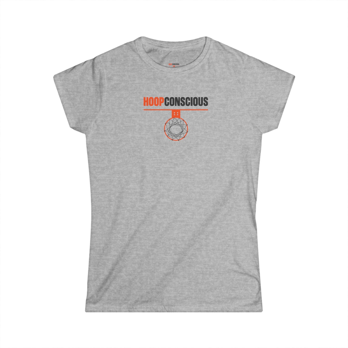 Comfy Hoop Conscious Basketball Inspired Women's Softstyle Tee - Hoop Conscious