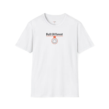 Built Different Unisex Softstyle T-Shirt - Hoop Conscious