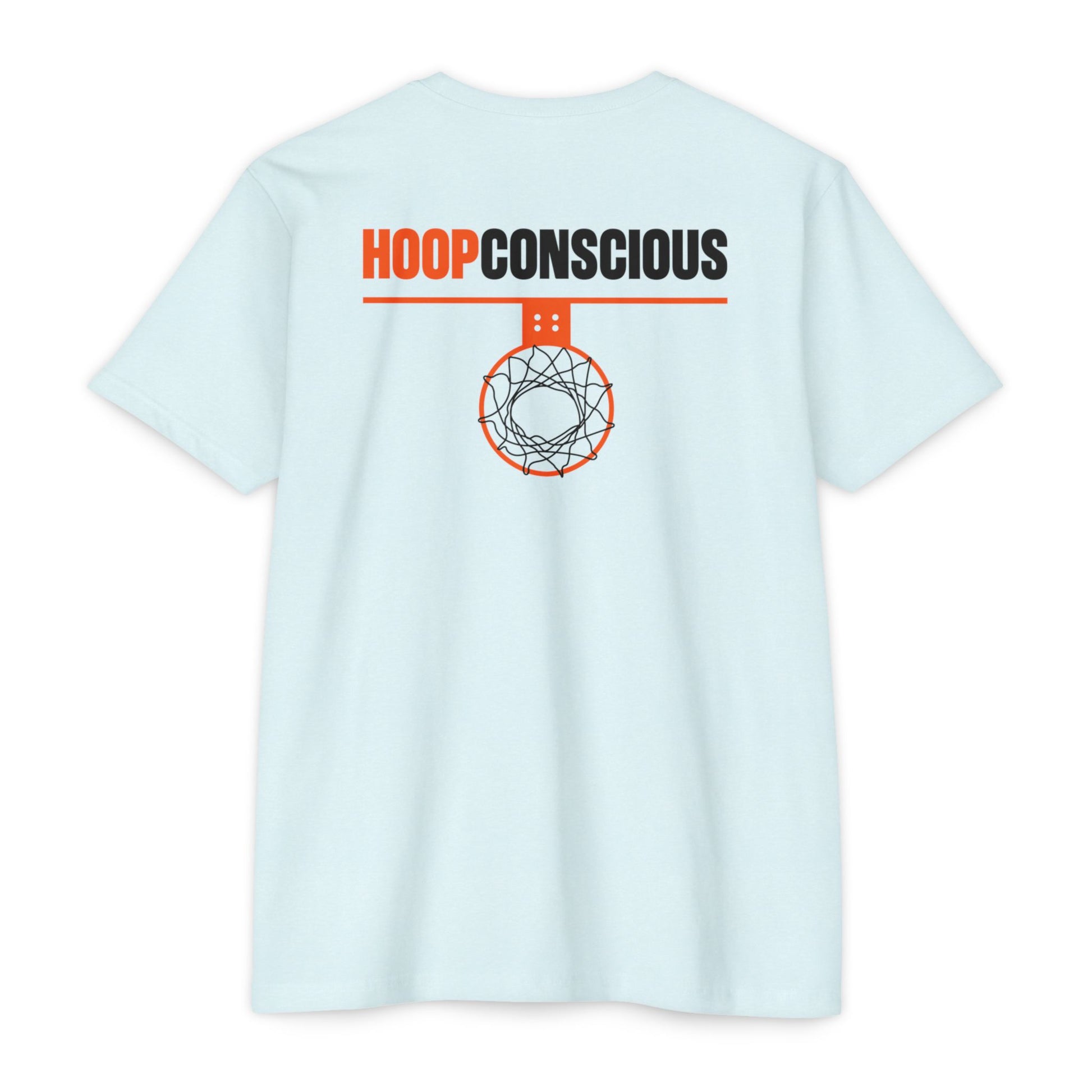 Hoop Conscious Back Style Unisex CVC Jersey T-shirt - Hoop Conscious