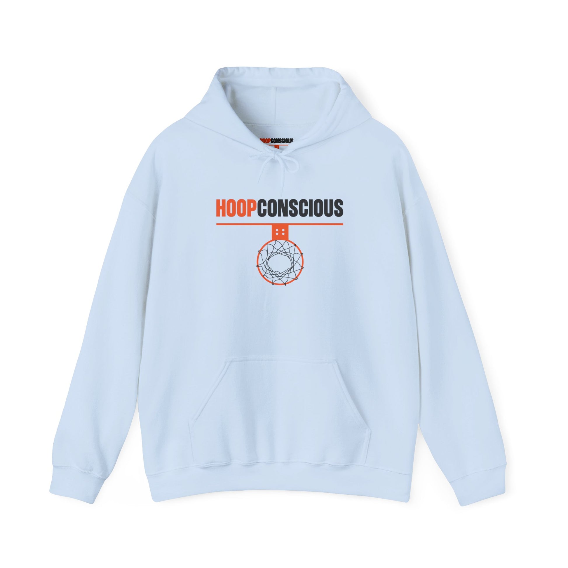 Cozy Unisex Basketball Hoodie for Game Day, Light Blue Color - Hoop Conscious