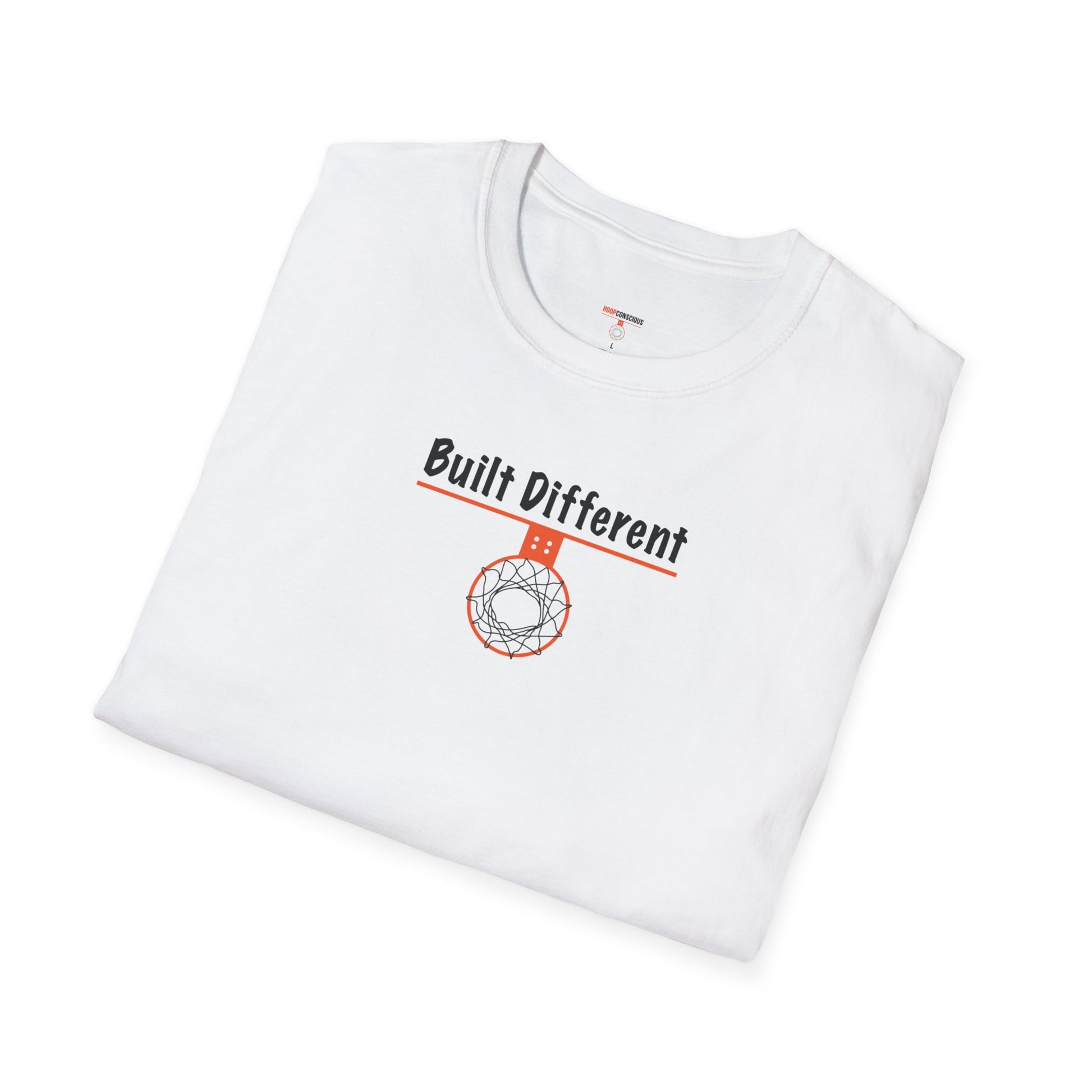Built Different Unisex Softstyle T-Shirt - Hoop Conscious