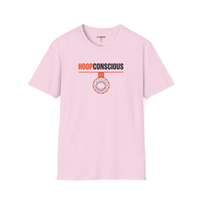 Comfy Unisex Hoop Conscious T-Shirt Light Pink - Hoop Conscious