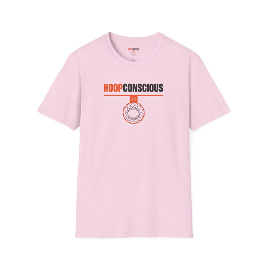 Comfy Unisex Hoop Conscious T-Shirt Light Pink - Hoop Conscious