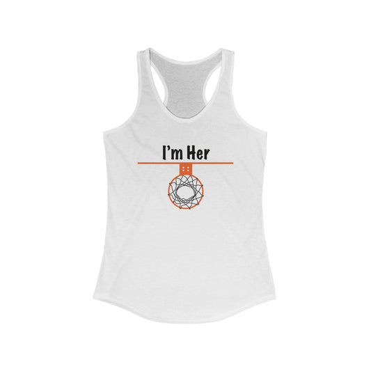 Women's I'm Her Racerback Tank - Hoop Conscious