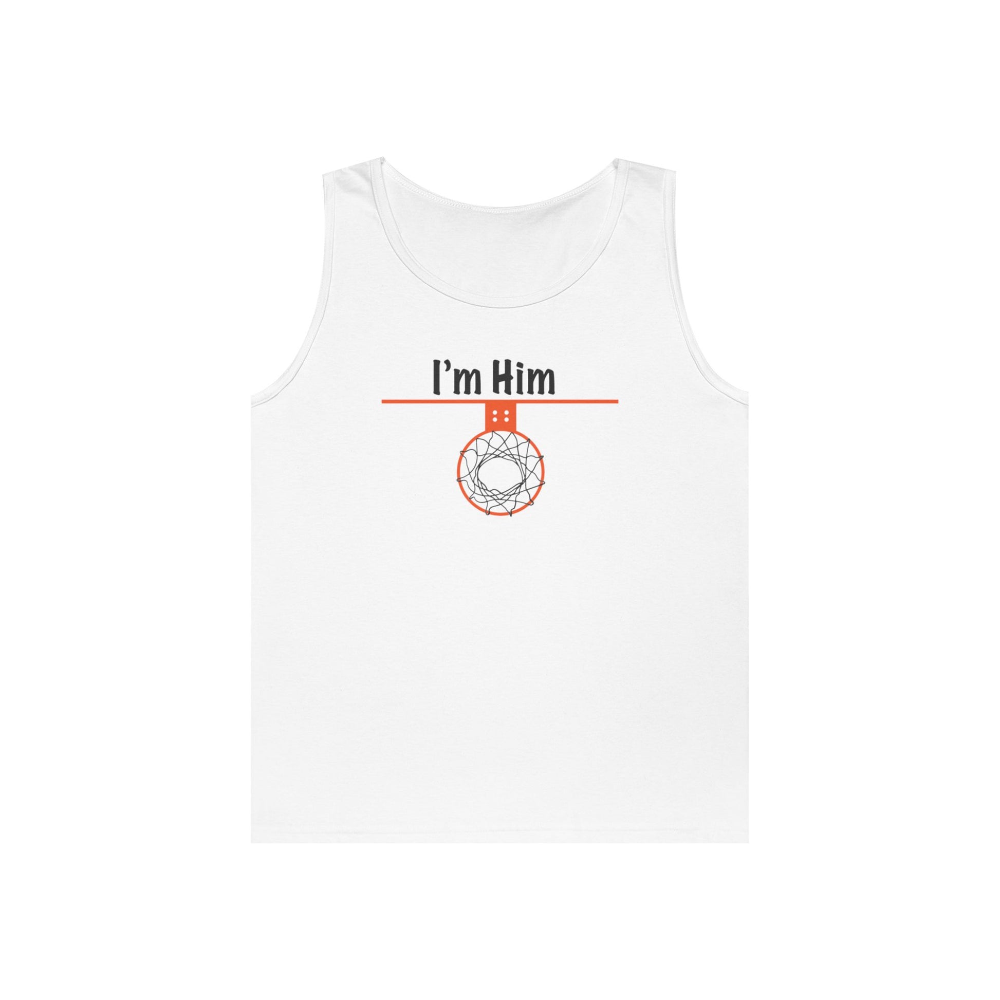 Comfy I'm Him Unisex Heavy Cotton Tank Top - Hoop Conscious