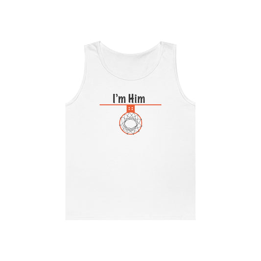 Comfy I'm Him Unisex Heavy Cotton Tank Top - Hoop Conscious