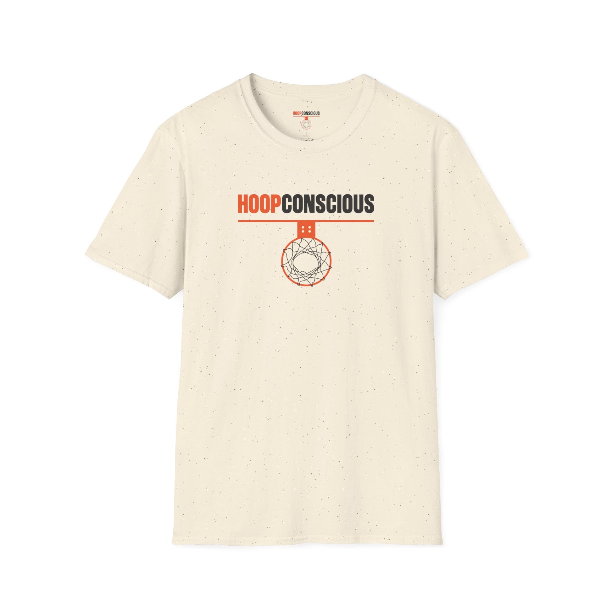 Basketball Enthusiast Unisex T-Shirt Natural Color - Hoop Conscious