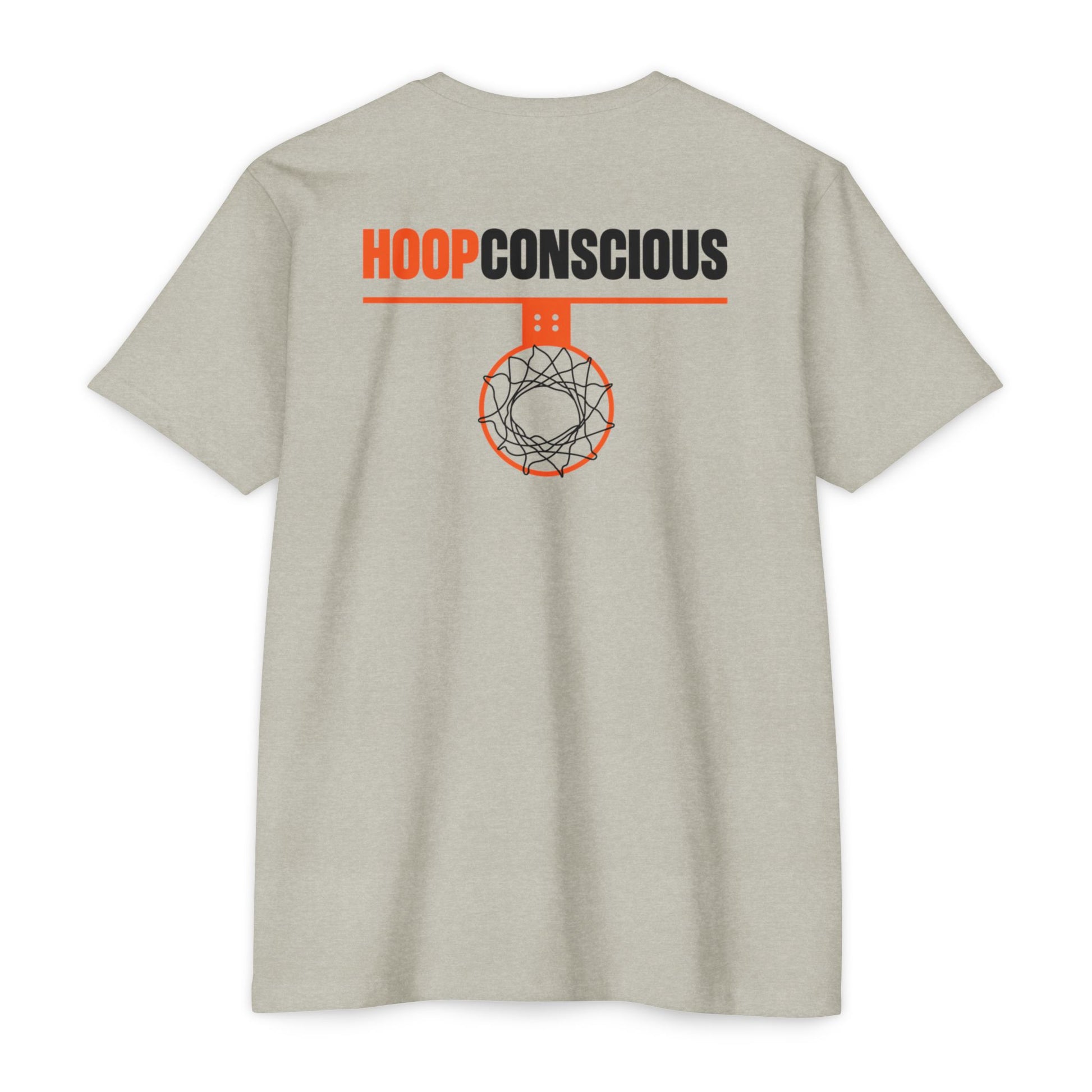 Hoop Conscious Back Style Unisex CVC Jersey T-shirt - Hoop Conscious