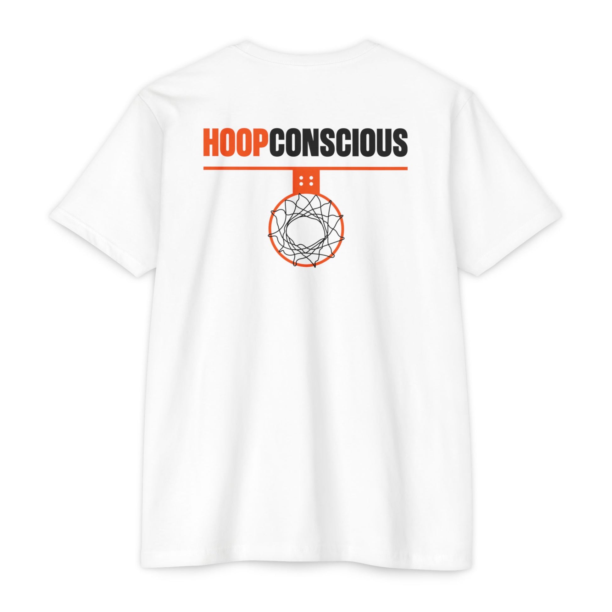 Hoop Conscious Back Style Unisex CVC Jersey T-shirt - Hoop Conscious