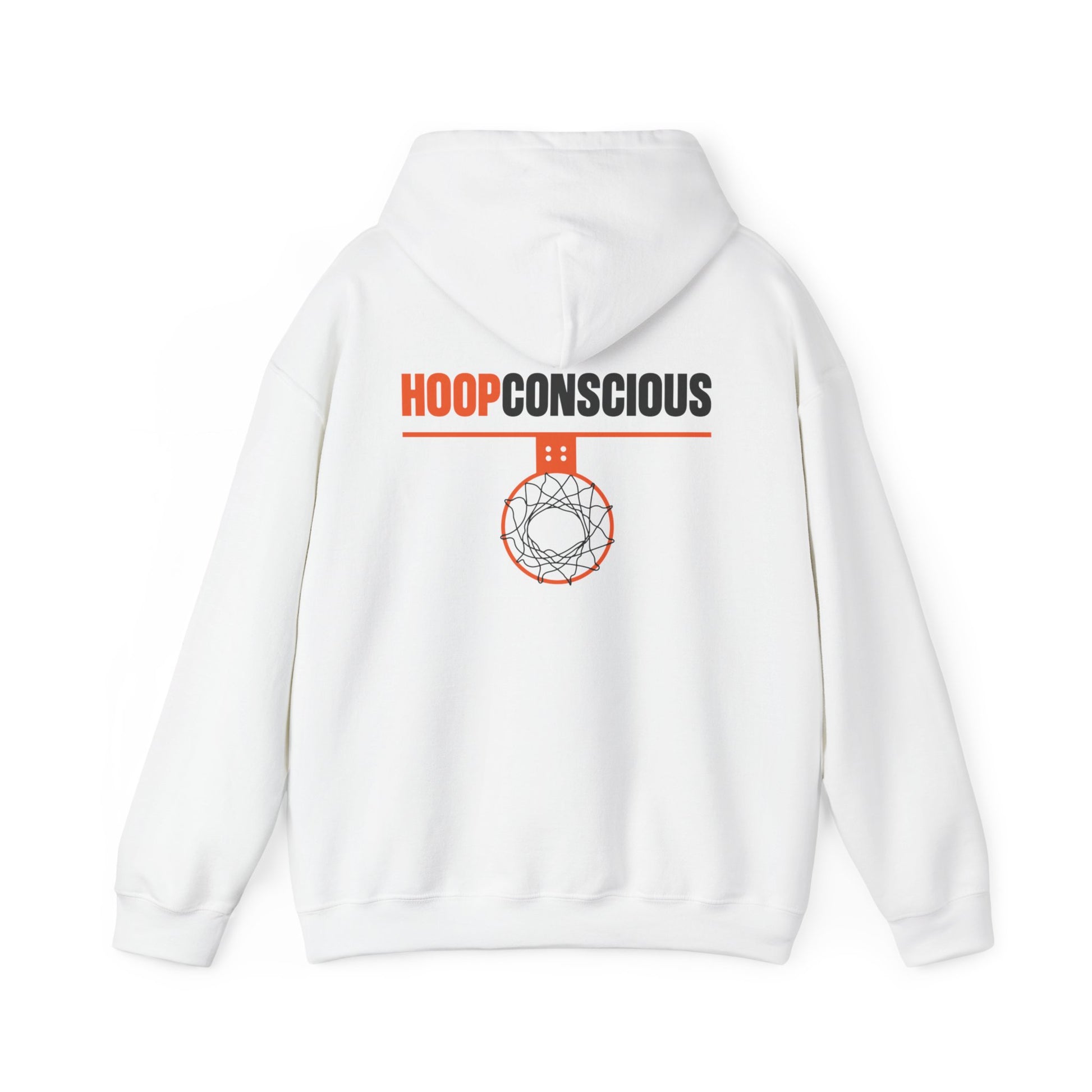 Comfy Hoop Conscious Basketball Vibes Hoodie Back Style - Hoop Conscious
