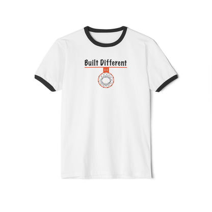 Built Different Unisex Ringer T-Shirt - Hoop Conscious