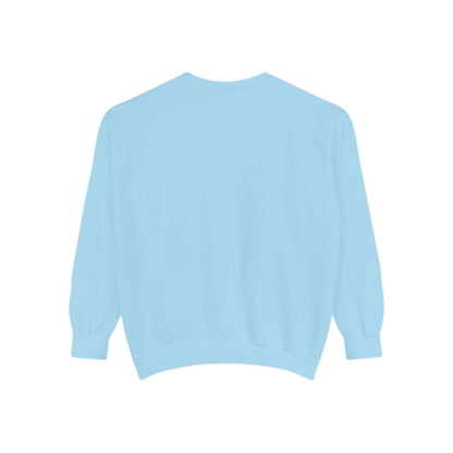 Comfy 'Built Different' Garment-Dyed Sweatshirt - Hoop Conscious