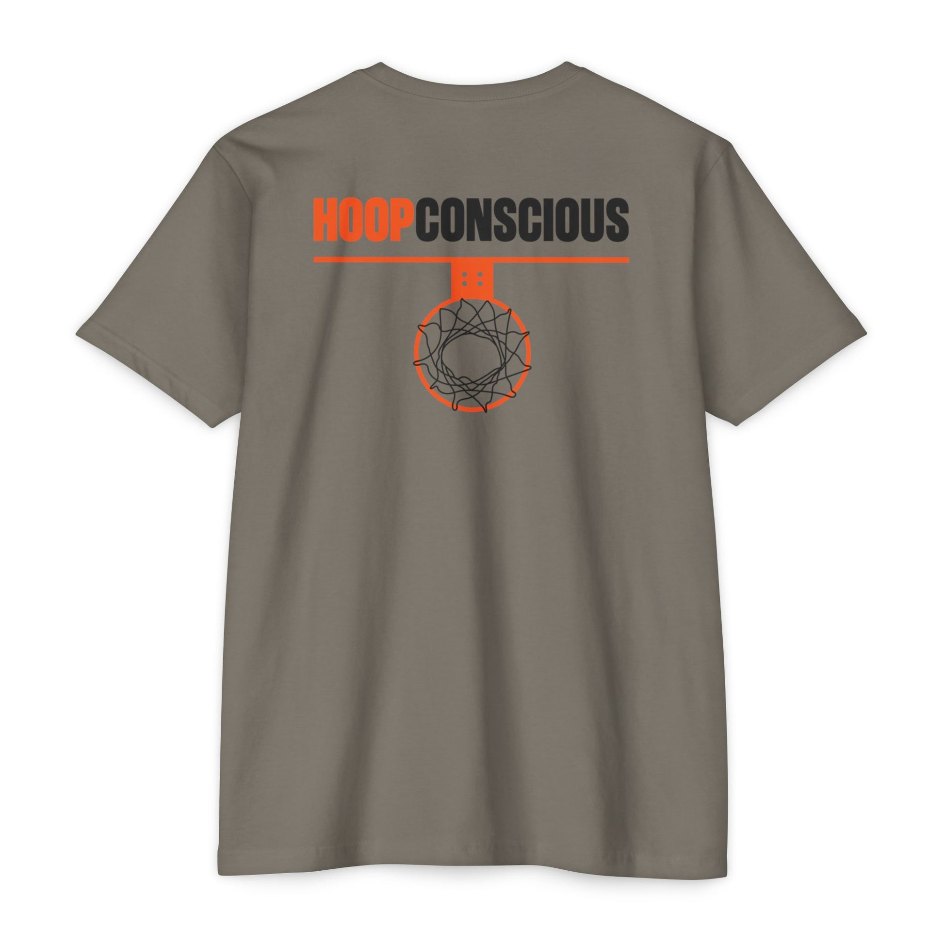 Hoop Conscious Back Style Unisex CVC Jersey T-shirt - Hoop Conscious