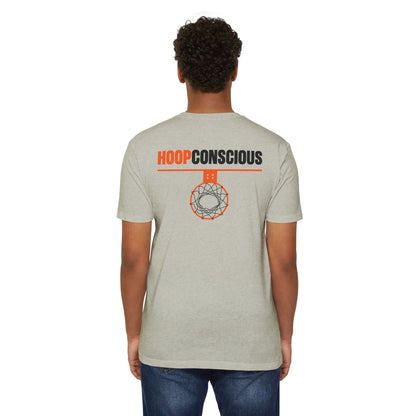 Hoop Conscious Back Style Unisex CVC Jersey T-shirt - Hoop Conscious