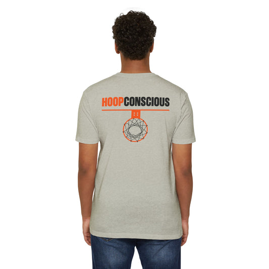 Hoop Conscious Back Style Unisex CVC Jersey T-shirt - Hoop Conscious