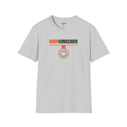 Comfy Unisex Hoop Conscious T-Shirt Ice Grey - Hoop Conscious