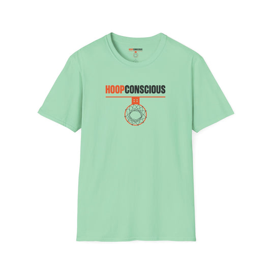 Comfy Unisex Hoop Conscious T-Shirt Mint Green - Hoop Conscious