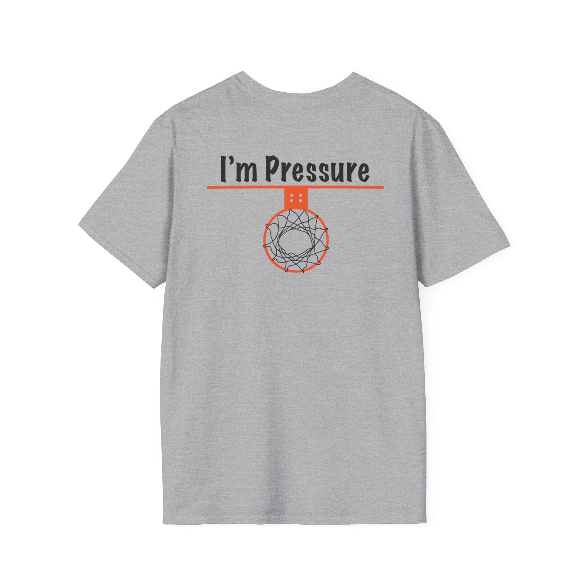 Im Pressure Basketball Motivation T-Shirt for Athletes - Hoop Conscious