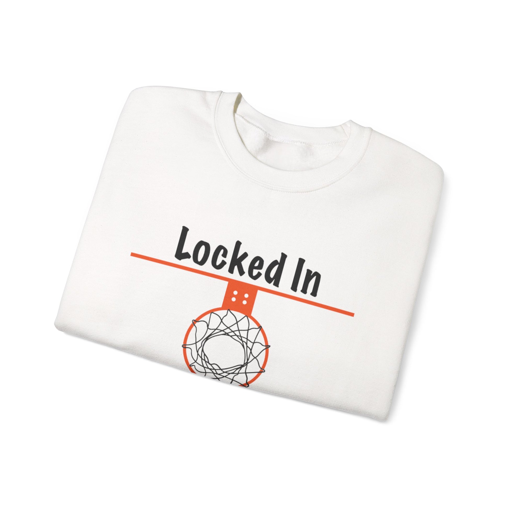 Comfy Locked In Basketball Crewneck Sweatshirt - Hoop Conscious